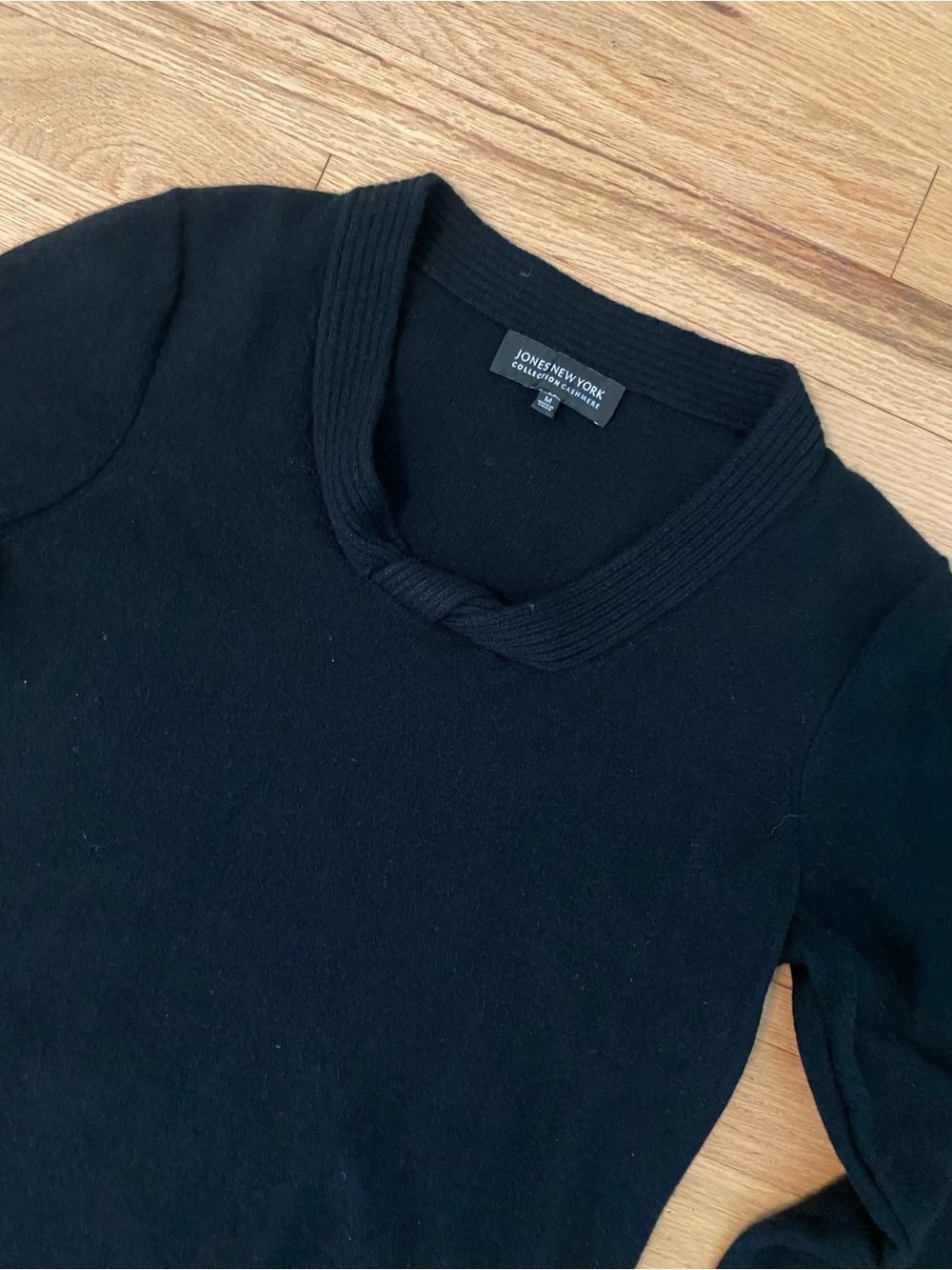 Jones New York Cashmere Black Sweater